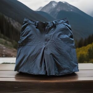 Under Armour Shorts Mens 36 Black Performance Golf Flat Front Stretch